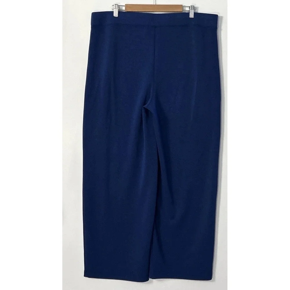 Women's Chicos Wide Leg Pull On Scuba Pants Flowy Stretch Sz XL (3) Lot‎ Of 2